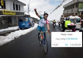 Stelvio over de finish