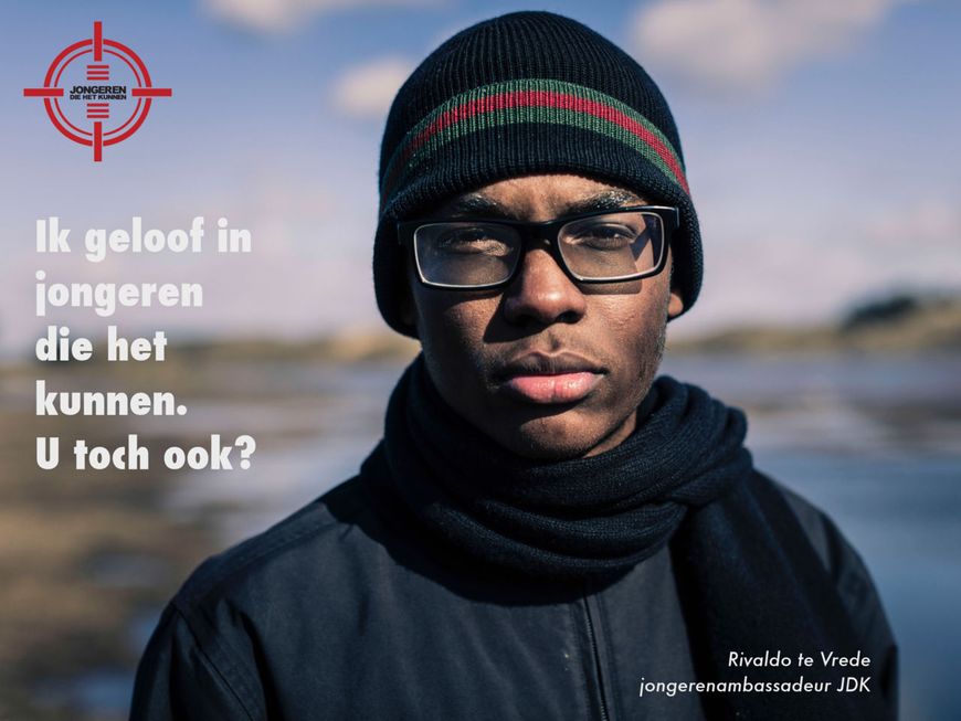Ik geloof in jongeren die het kunnen. U toch ook?