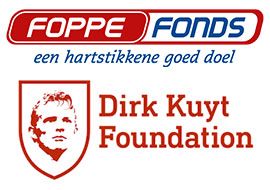 Logo's Foppe Fonds en Dirk Kuyt Foundation